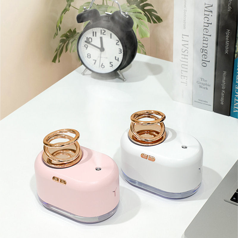Enhance Your Space with the Suspended Double Ring Mini Humidifier